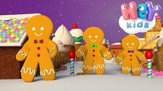 Tre Pepparkaksgubbar  Julsånger för barn  HeyKids [upl. by Ynnot]