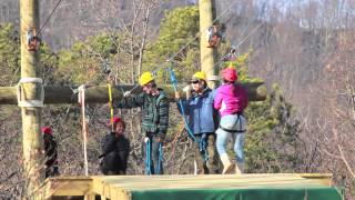 Mega Zip Line at Massanutten [upl. by Bang]