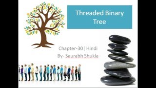 Chapter 30 Threaded Binary Tree Hindi [upl. by Clarisse]