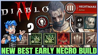 Diablo 4  New Best Highest Damage Necromancer Build  FAST 170  Skills Aspects amp Gameplay Guide [upl. by Anirba]