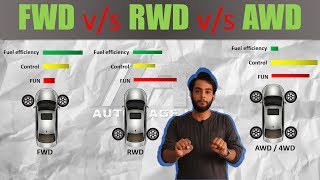 AWD vs RWD vs FWD Explained with Animation  AutoRage Explained ep 12 [upl. by Redep]