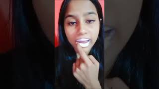 Plumping Lips With toothpaste 😱Actually Its Work🔥 plumping plumplips lipstick hack toothpaste [upl. by Valencia]