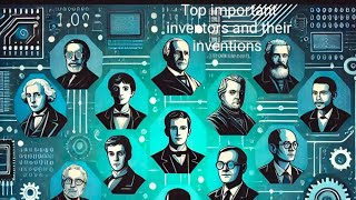 quotTop important inventors and their inventions for competitive examsquot [upl. by Jewel]