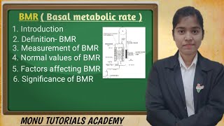 Basal metabolic rate  BMR  Basal metabolic rate biochemistry [upl. by Zaccaria974]