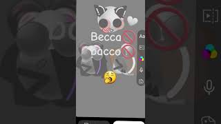 Becca✅️ bacco✅️ [upl. by Lunt]