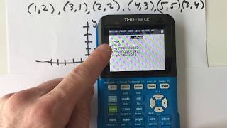 Linear Regression TI84 Line of Best Fit [upl. by Kenway]