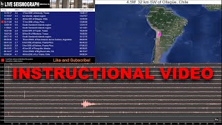 Seismograph Live Stream Instructions [upl. by Dallis]