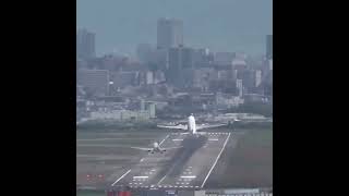 2 planes landing on the same runway fyp airbus boeing aviation follow pilot [upl. by Eceirtal]