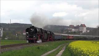 01 1519 und 001 180 mit Volldampf durchs Ländle [upl. by Eiboh450]