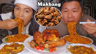 2kg Dallekhursani Ko AcharWhole Chicken With 2x NoodlesPork LegsSungur ko Khuta ko AcharMukbang [upl. by Blum953]