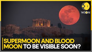 Partial Lunar Eclipse With A Supermoon To Be Visible Soon  World News  WION [upl. by Eladroc]