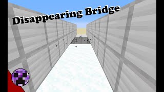 Disappearing Bridge  117 Snapshot  Minecraft Redstone [upl. by Sairtemed572]