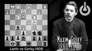 Game of the Day Lenin vs Gorky 1908 [upl. by Syned]