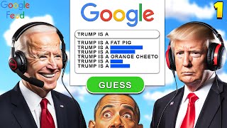 US Presidents Play GOOGLE FEUD [upl. by Ogait]