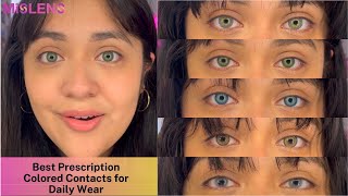 MISLENS Best Prescription Colored Contacts for Daily Wear – My Top Picks mislens colorcontacts [upl. by Etnahc]