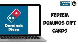 How to Redeem Dominos Gift Cards and Activate Dominos Gift Vouchers [upl. by Norrahc]