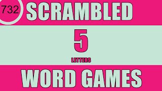 Scrambled Word Games  Can you guess all scrambled words Jumbled Words Guess the Word Games [upl. by Mou6]