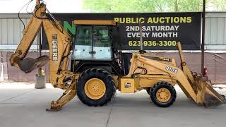 John Deere 310E Backhoe Loader For Virtual Online Auction August 14 2021 [upl. by Redfield]