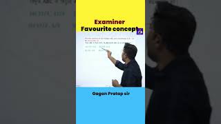 Examiner Favourite concept  coordinate Geometry by Gagan Pratap sir shorts ssc mts chsl cgl [upl. by Arutnev806]