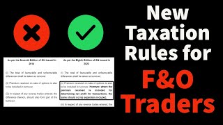 New taxation rules for FampO Traders  New taxation rules for turnover calculation of FampO [upl. by Nathanil918]