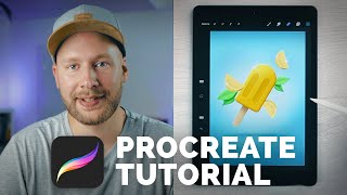 Einfach illustrieren mit Procreate auf dem iPad Tutorial für Anfänger  Teil 12 Deutsch [upl. by Cathleen]