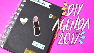 DIY Haz tu propia Agenda 2017 Super fácil y ChulisimaMon♥ [upl. by Uthrop]