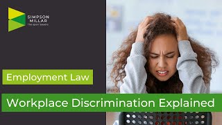 Workplace Discrimination Explained by UK Employment Lawyer [upl. by Arva]