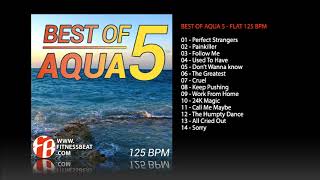 Best Of Aqua 5  125 BPM FLAT  Fitness Beat [upl. by Wilde785]