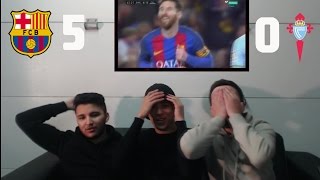 REAL MADRID FAN REACTS TO BARCAS HUMILIATION VS CELTA 50 [upl. by Oned860]