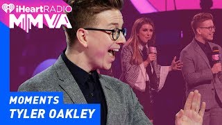 Tyler Oakley and Shenae GrimesBeech Announce Nominees  2017 iHeartRadio MMVAs [upl. by Laktasic808]