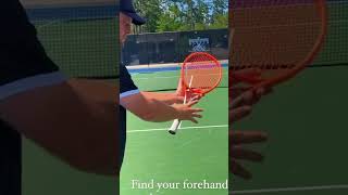 Tennis forehand grip easy [upl. by Notle831]