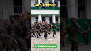 Os 4 Tenentes  Desfile da Tropa  19BC  Marcha Militar Military March Exército Army shorts [upl. by Barclay]