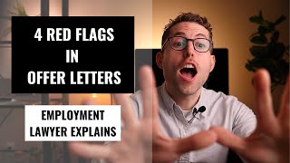 4 Red Flags In Offer Letters Must Watch [upl. by Drye]