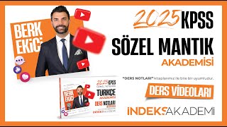 2 2025 KPSS  Sözel Mantık  II  Sayısal Eşitleme  II   Berk EKİCİ [upl. by Laney879]