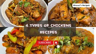 4 Types of TASTY CHICKEN Recipes Compilation  Simple amp Delicious  Homemade by Rinoza’s Recipes [upl. by Pia]