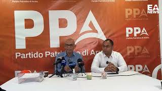 Lider di partido PPA Otmar Oduber Mester habri porta pa crea competencia entre banconan na Aruba [upl. by Ellynad128]