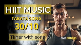 Workout music with timer 30 10  Tabata 3010 [upl. by Aissirac]