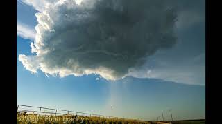 LP Supercell and Funnel Cloud Timelapse  Wheeler TX  May 25 2018 [upl. by Halludba]