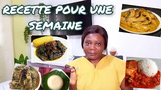 🍛🍲MENUS DE LA SEMAINE  FIN DE MOIS DIFFICILE 💪🏿 REPAS CAMEROUNAIS  MENUS ÉCONOMIQUES  BUDGET [upl. by Ylremik850]