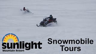 Full Throttle Snowmobiling  Sunlight Mountain Resort [upl. by Lavotsirc554]