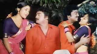 நல்ல ராத்திரி  Nallathe Nadakkum Movie Songs  Saravanan Rohini Hot Song [upl. by Rapsag431]