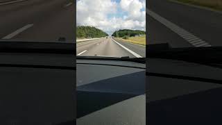 This is West Sweden The road E6 going to Gothenburg Very beautiful motorway [upl. by Hsakiv]