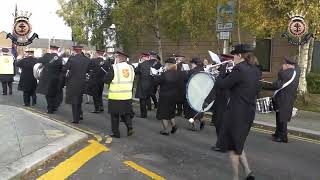 Ron Butters Bellshill Salvation Army Remembrance Day Parde 2022 [upl. by Eilrebmik]