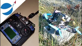 Long Range Flysky i6  Wizard x220 test [upl. by Lleryt]