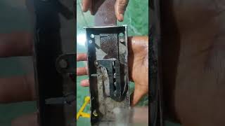 shutter lock cut and open  shutter lock ke under ka part kaise kam krta hai [upl. by Amelia]