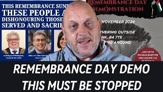 UNIONS in UK endorse an ANTI Remembrance Day Demonstration THIS MUST STOP [upl. by Gordan]