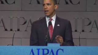 Barack Obama at AIPAC [upl. by Atnauqahs]