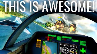 This NEW VR Flight Sim Looks UNREAL on Quest Warplanes Air Corp Review [upl. by Lamoree]