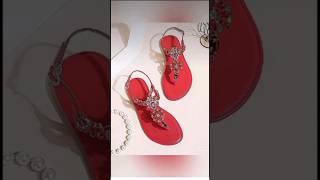 Simple flats sandal for women latest design shortshortsfeed  viral shorts [upl. by Leaj298]