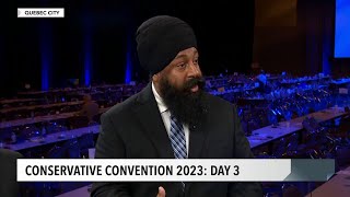 2023 Conservative convention – Interview with Jasraj Singh Hallan – September 9 2023 [upl. by Aldos416]